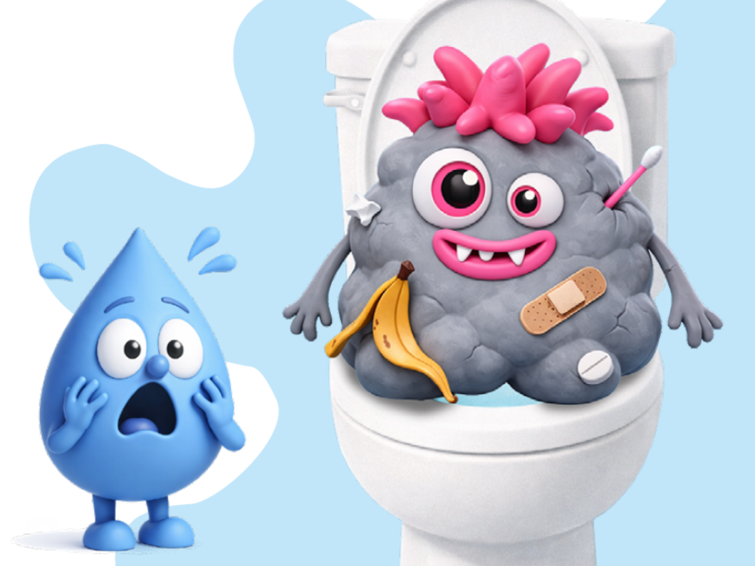 Aqualino mit Kanalmonster Schmuddel