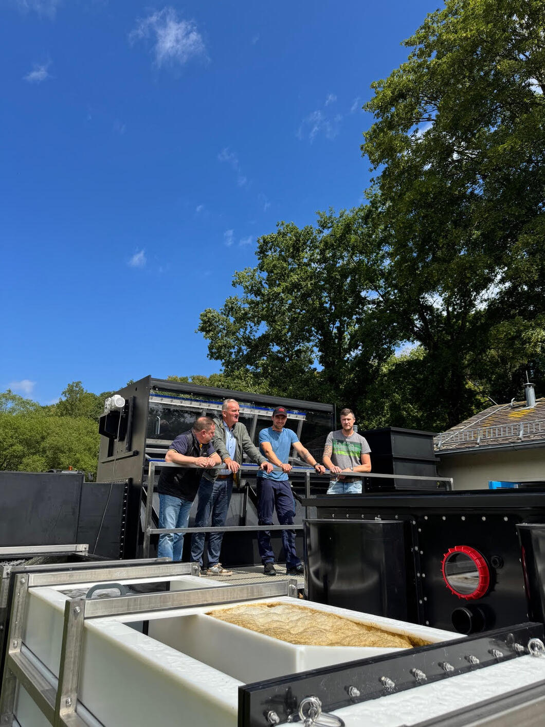 Filteranlage der Firma Kunststoff Spranger