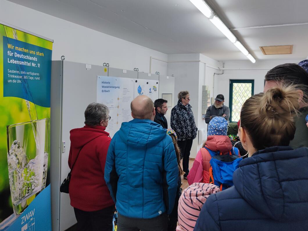 Wasserwerk Erlbach Weltwassertag - Führung