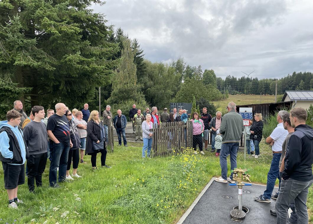 Ansprache beim Wasserfest in Gettengrün